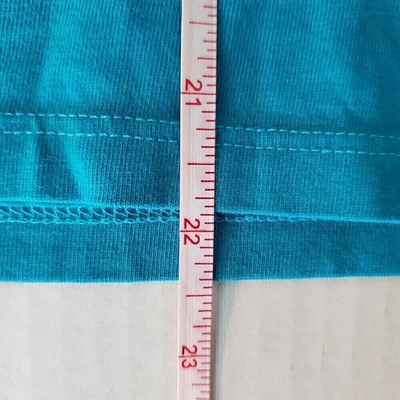 Women's LIFE IS GOOD XS Extra Small Teal Crusher Tee‎ "Soak It In" Back Graphic - Picture 4 of 7